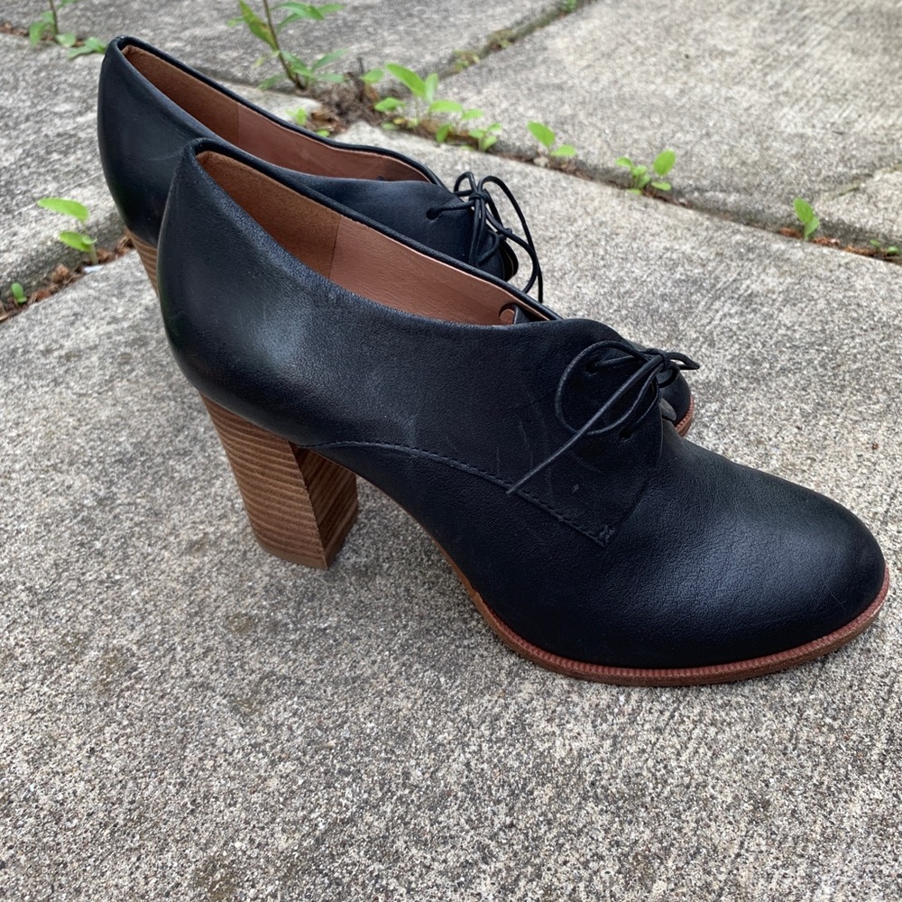 Madewell oxford block heels